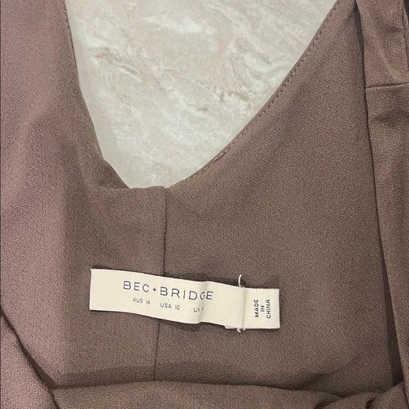 Bec & Bridge Chocolate Brown Tank Maxi Dress - Picture 2 of 4